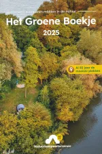Campinggids Het Groene Boekje 2025 met Natuurkampeerkaart Natuurkamperterreinen | De Groene Koepel