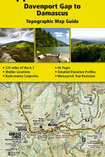 Wandelgids 1502 Topographic Map Guide Appalachian Trail Davenport Gap to Damascus | National Geographic