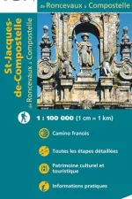 Wandelkaart Pelgrimsroute 89022 St Jacques de Compostela, Camino Frances | IGN Institut Géographique National