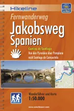 Wandelgids Pelgrimsroute Hikeline Jakobsweg Spanien | Esterbauer