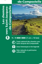 Wandelkaart 922 Les Chemins vers Saint Jacques de Compostelle | IGN
