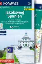 Wandelgids Pelgrimsroute 5890 Jakobsweg Spanien Camino Francés | Kompass