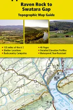 Wandelgids 1506 Topographic Map Guide Appalachian Trail Raven Rock to Swatara Gap | National Geographic