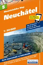 Mountainbikekaart 5 Neuenburg MTB kaart | Hallwag