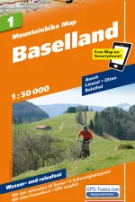 Mountainbikekaart 1 Baselland MTB kaart | Hallwag