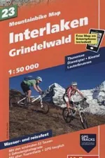 Mountainbikekaart 23 Interlaken Grindelwald MTB kaart | Hallwag