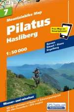 Mountainbikekaart 7 Pilatus Hasliberg MTB kaart | Hallwag
