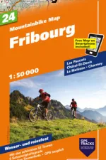 Mountainbikekaart 24 Gruyère Glâne MTB kaart | Hallwag