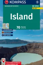 Wandelgids 5992 Kompass Wanderführer IJsland Island | Kompass