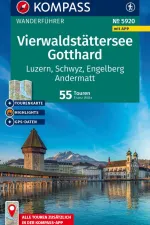 Wandelgids 5920 Kompass Wanderführer Vierwaldstättersee Gotthard | Kompass
