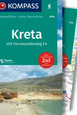 Wandelgids 5970 Kompass Wanderführer Kreta met meerdaagse wandeling E4 | Kompass
