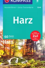 Wandelgids 5240 Kompass Wanderführer Harz | Kompass