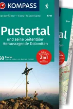 Wandelgids 5719 Kompass Wanderführer Pustertal | Kompass