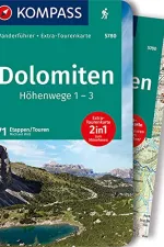 Wandelgids 5780 Kompass Wanderführer Dolomiten Höhenweg 1 3 | Kompass