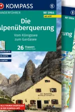 Wandelgids WF5964 Kompass Wanderführer Die Alpenüberquerung | Kompass