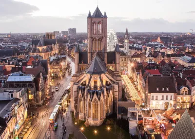Kerstsfeer in Oost Vlaanderen, Aalst Oost Vlaanderen België