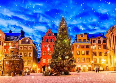 Kerstsfeer in Stockholm Stockholm Zweden