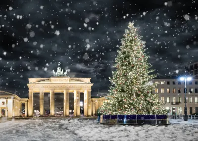 Kerst in het centrum van Berlijn Berlijn Duitsland
