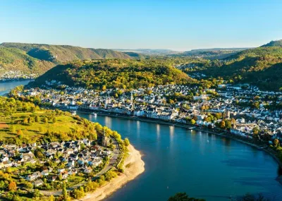 kerstcruise over de rijn naar rüdesheim Rijn Duitsland