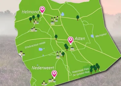 Fietsvakantie De Groote Peel Noord Brabant Nederland