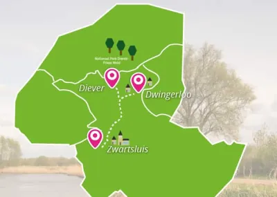 Fietsvakantie Giethoorn en 3 Nationale Parken Overijssel Nederland